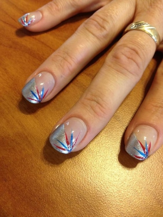 Patriotic nails