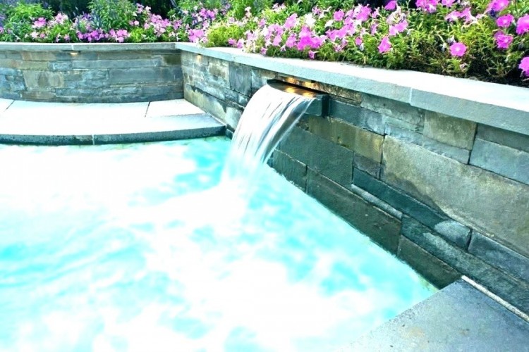 above ground pool fountains and waterfalls waterfall ideas