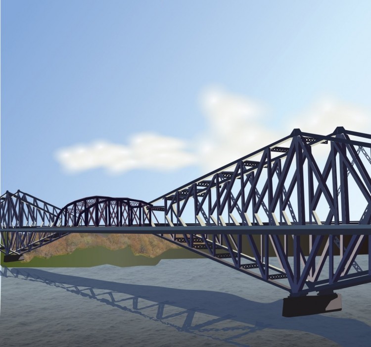 Whipple Plan 1846 but bridge historians call it a Double Warren Truss