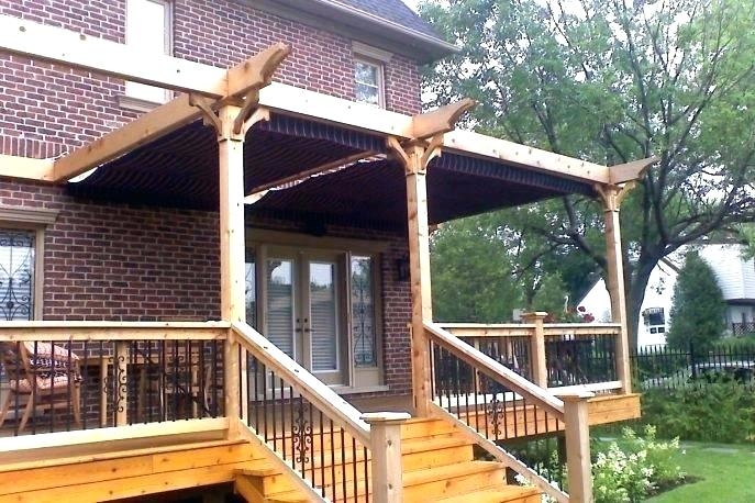 deck pergola pictures pergola deck corner pergola pictures