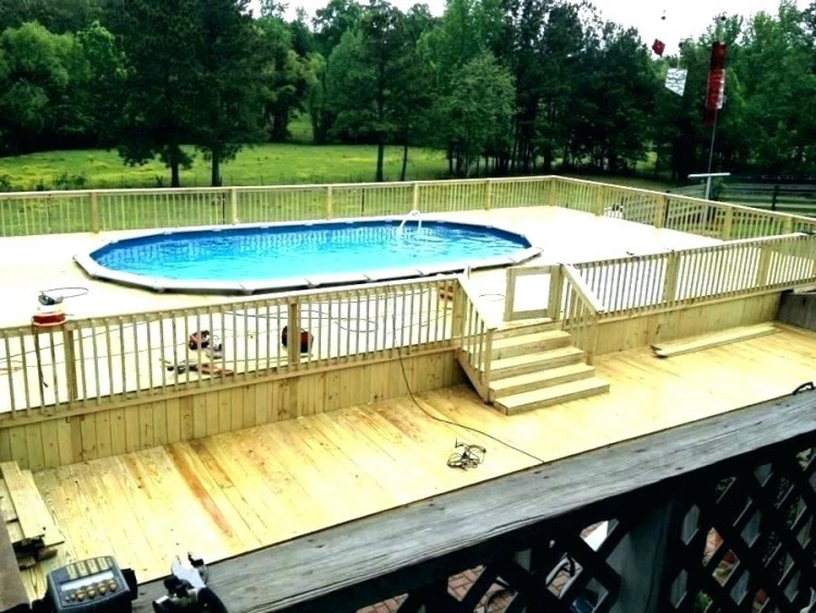 pool deck designs deck around above ground pool ideas treated wood above ground pool deck with