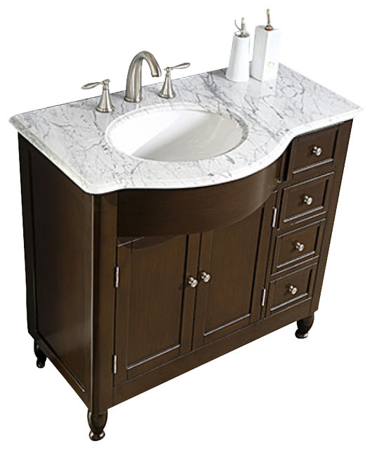 single vanity bathroom ideas