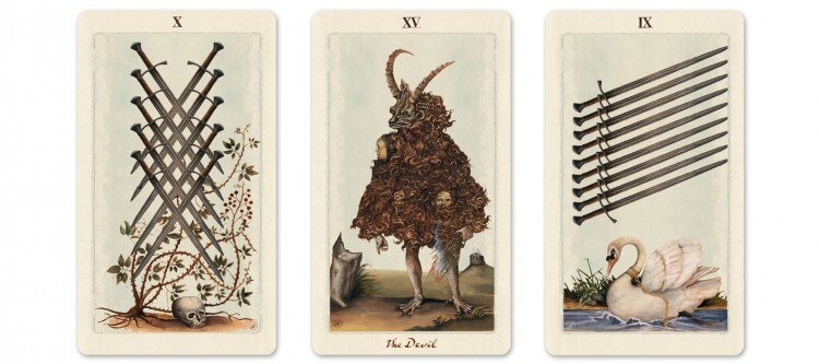 “Ghetto Tarot”, the classic tarot card reinvented, is a collection of striking