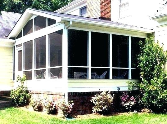 screened back porch designs