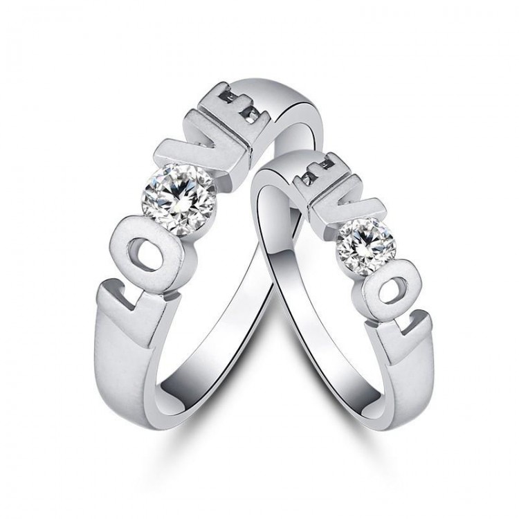 Adisaer Stainless Steel Rings for Unisex Adult Unique Wedding Band Fingerprint Couple Ring: Adisaer: Amazon