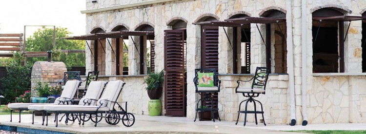 The sling patio furniture offered on our website are engineered with Sunbrella® sling fabrics