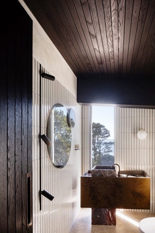 ceiling ideas for bathroom wood