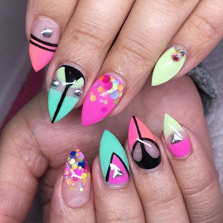 summer nail colors 2014 trendy art designs gel 2015